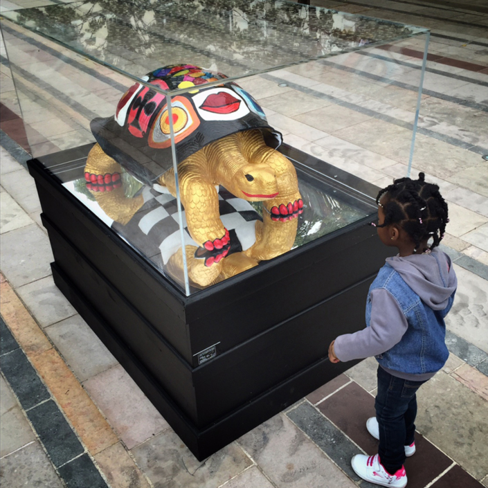Sculpture contemporaine dans l'espace public par Daphné Dejay