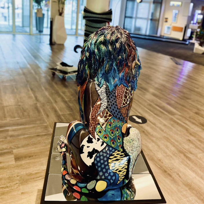 Sculpture contemporaine dans l'espace public par Daphné Dejay